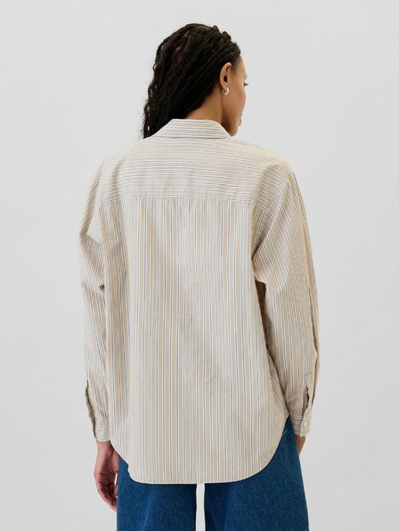 GAP Črtasta prevelika srajca Poplin Big Shirt GAP