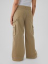 GAP Hlače z žepi Baggy Khaki Cargo GAP