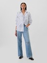 GAP Črtasta prevelika srajca Poplin Big Shirt GAP