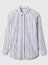 GAP Črtasta prevelika srajca Poplin Big Shirt GAP