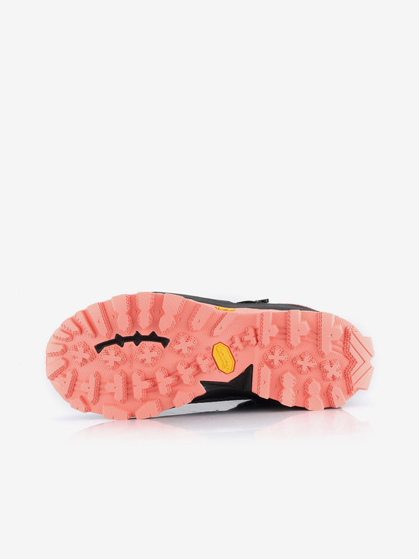 ALPINE PRO Črni in sivi ženski škornji za na prostem z membrano PTX ALPINE PRO Kneiffe