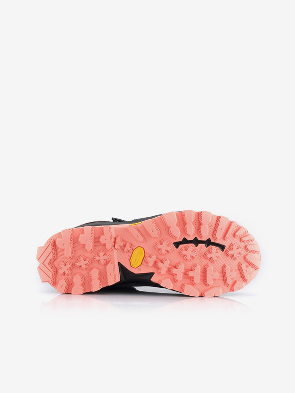 ALPINE PRO Črni in sivi ženski škornji za na prostem z membrano PTX ALPINE PRO Kneiffe