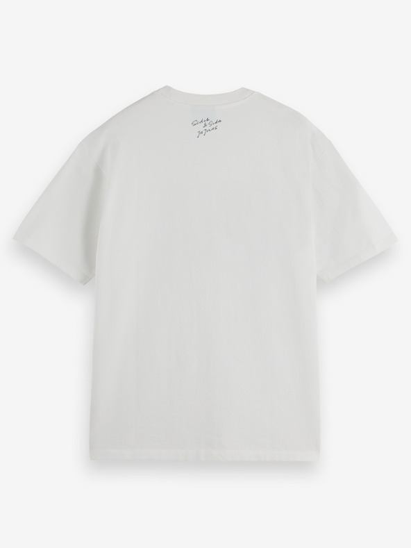 Scotch & Soda Bela moška majica Scotch & Soda x Joe Jonas