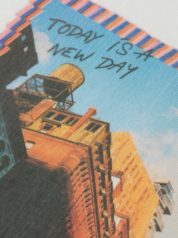 Scotch & Soda Bela moška majica Scotch & Soda x Joe Jonas