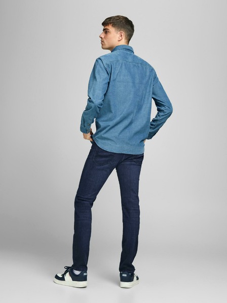 Jack & Jones Temno modre tanke kavbojke Jack & Jones Glenn