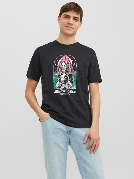 Jack & Jones Črna moška majica Jack & Jones After Life