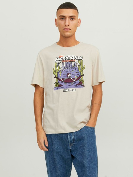 Jack & Jones Jack & Jones After Life Beige moška majica