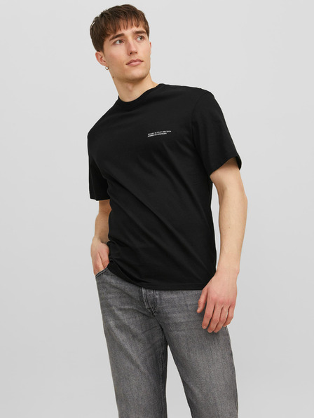 Jack & Jones Črna moška majica Jack & Jones Vesterbro