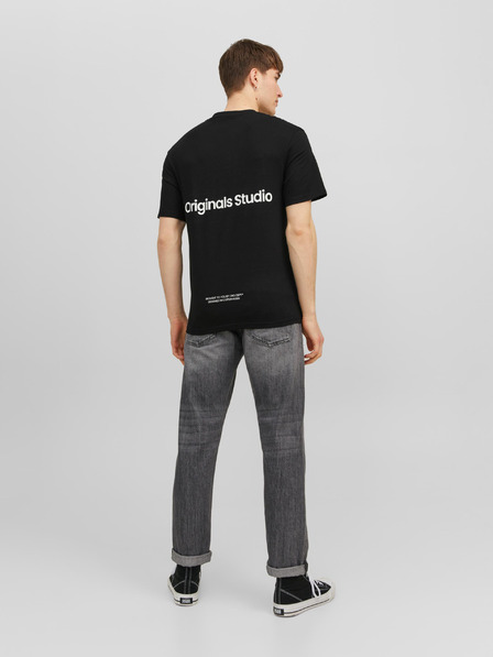 Jack & Jones Črna moška majica Jack & Jones Vesterbro