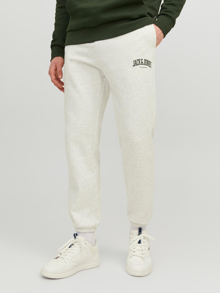 Jack & Jones Svetlo sive moške opaljene športne hlače Jack & Jones Kane