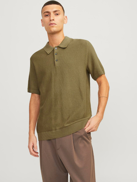 Jack & Jones Jack & Jones Blusandri Khaki moška polo majica