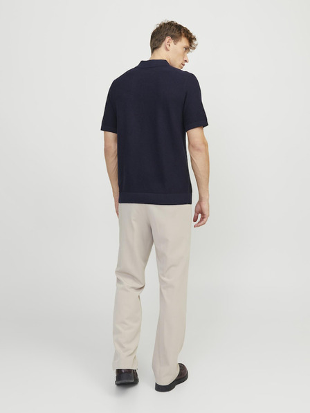 Jack & Jones Temno modra moška polo majica Jack & Jones Blusandri
