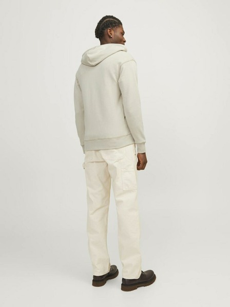 Jack & Jones Bež Moška jopa Jack & Jones Faded Zip Hoodie