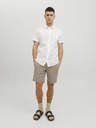 Jack & Jones Bež moške hlače chino s platnom Jack & Jones Dave