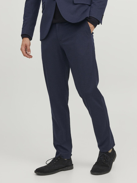 Jack & Jones Moške mornarsko modre hlače Jack & Jones