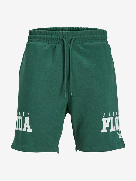 Jack & Jones Temno zelene moške športne hlače Jack & Jones Cory