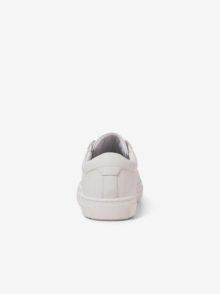 Jack & Jones Bele moške usnjene superge Jack & Jones Radcliffe