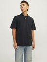 Jack & Jones Črna moška polo majica Jack & Jones William