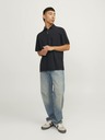Jack & Jones Črna moška polo majica Jack & Jones William