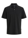Jack & Jones Črna moška polo majica Jack & Jones William
