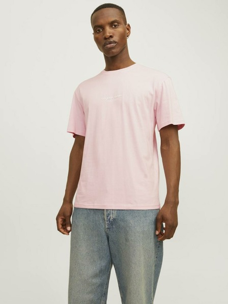 Jack & Jones Jack & Jones Vesterbro moška majica svetlo rožnate barve