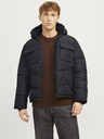 Jack & Jones Črna moška jopica Jack & Jones Build Quilted Jacket