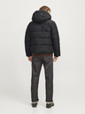Jack & Jones Črna moška jopica Jack & Jones Build Quilted Jacket