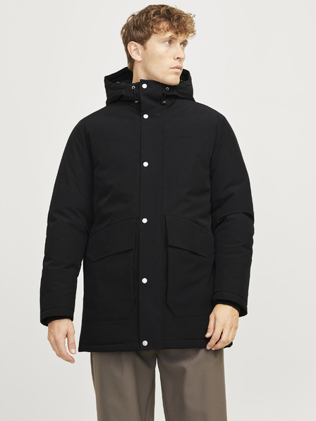 Jack & Jones Črna moška jakna Jack & Jones Trek