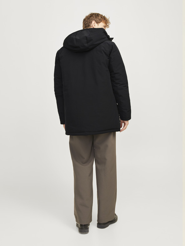 Jack & Jones Črna moška jakna Jack & Jones Trek