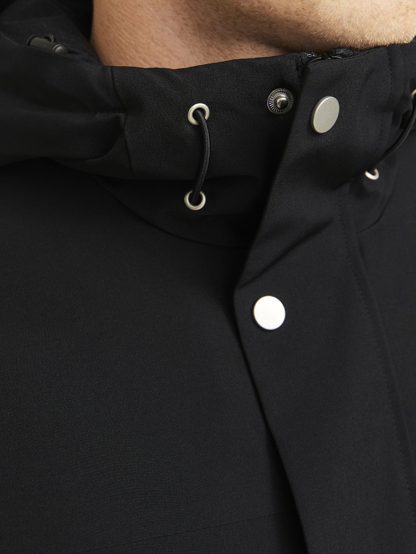 Jack & Jones Črna moška jakna Jack & Jones Trek