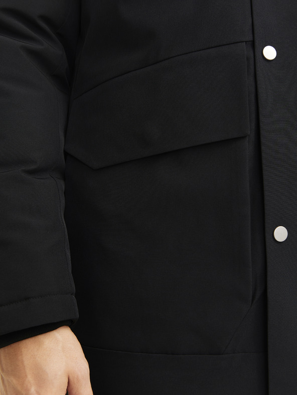 Jack & Jones Črna moška jakna Jack & Jones Trek