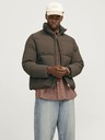 Jack & Jones Temno rjava moška prešita jakna Jack & Jones Frederiks