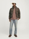 Jack & Jones Temno rjava moška prešita jakna Jack & Jones Frederiks