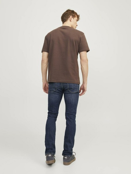 Jack & Jones Temno modre moške kavbojke tankega kroja Jack & Jones Glenn