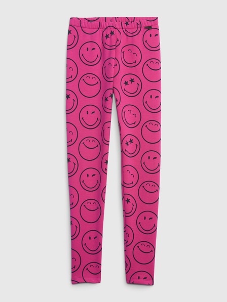 GAP Otroške toplo podložene legice Gap × SmileyWorld® GAP