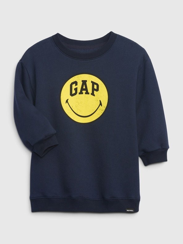 GAP Baby trenirka obleka Gap × SmileyWorld® GAP