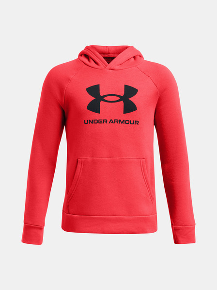 Under Armour Deški pulover Under Armour UA Rival Fleece BL Hoodie-GRY