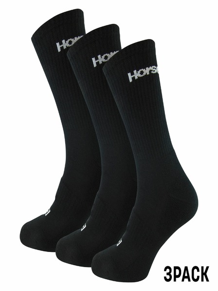 Horsefeathers Delete Premium 3Pack nogavice - črne, velikost 11 - 13 HORSEFEATHERS