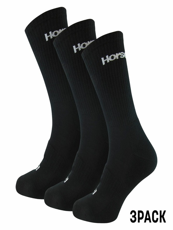 Horsefeathers Delete Premium 3Pack nogavice - črne, velikost 11 - 13 HORSEFEATHERS