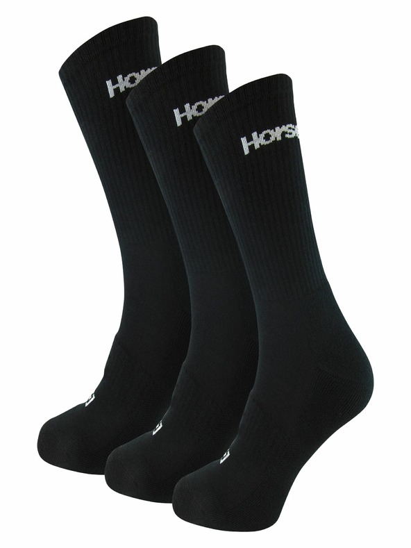 Horsefeathers Delete Premium 3Pack nogavice - črne, velikost 11 - 13 HORSEFEATHERS