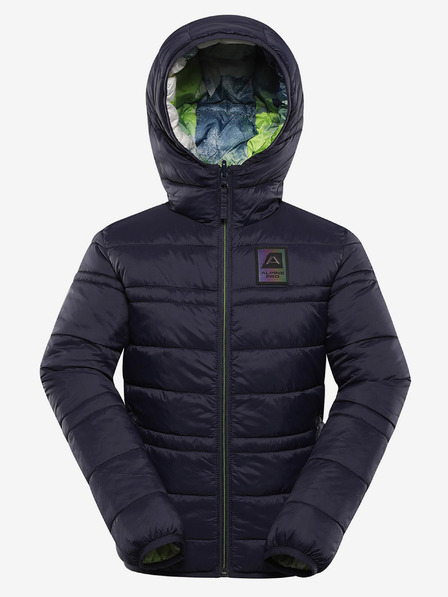 ALPINE PRO Otroška reverzibilna jakna hi-therm ALPINE PRO DOUWO modra