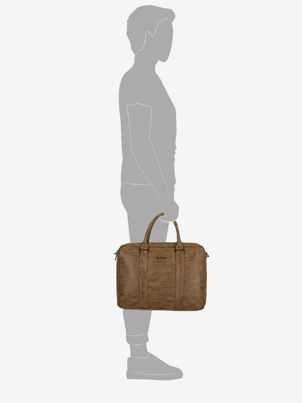Enrico Benetti Enrico Benetti Rotterdam 15" torba za prenosni računalnik Camel