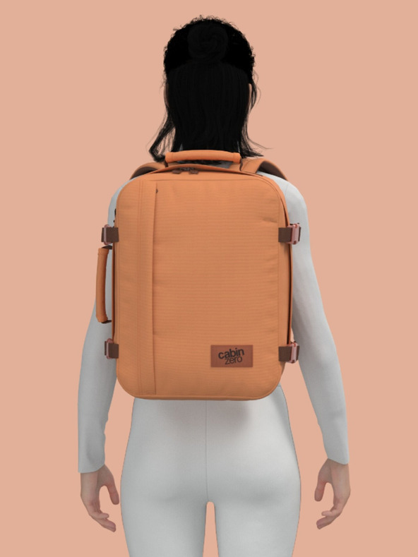 CabinZero Rjav nahrbtnik CabinZero Classic 28L Gobi sands