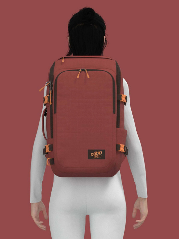 CabinZero Nahrbtnik CabinZero Adv Pro 32L Sangria rdeča