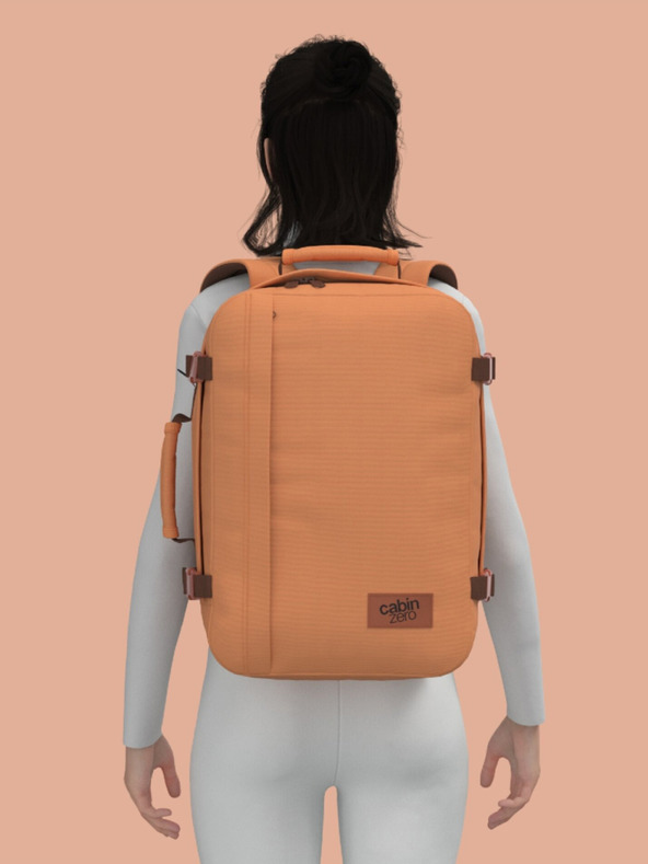 CabinZero Rjav nahrbtnik CabinZero Classic 36L Gobi sands