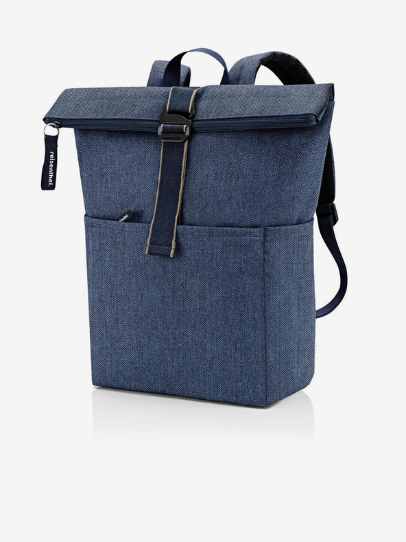 Reisenthel Reisenthel nahrbtnik Rolltop Herringbone Temno modra