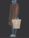 Reisenthel Reisenthel nahrbtnik Rolltop Herringbone Temno modra