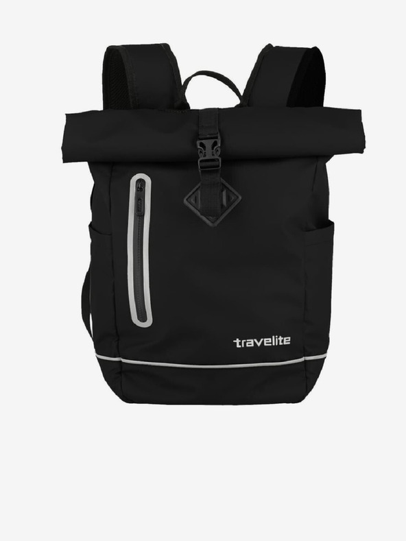 Travelite Basics Roll-up Plane Black Nahrbtnik