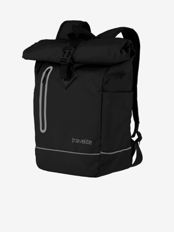Travelite Basics Roll-up Plane Black Nahrbtnik