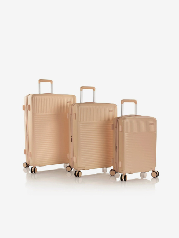 Heys Komplet treh potovalnih kovčkov Heys Pastel beige S,M,L